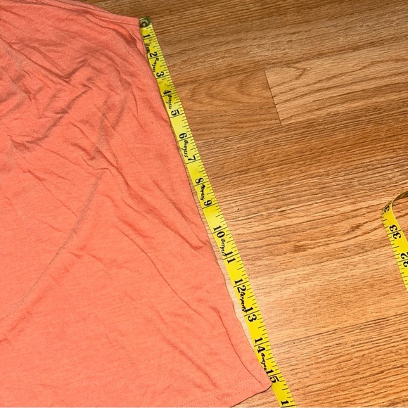 Panhandle Ladies Flounce Top Size L Coral - Picture 7 of 8